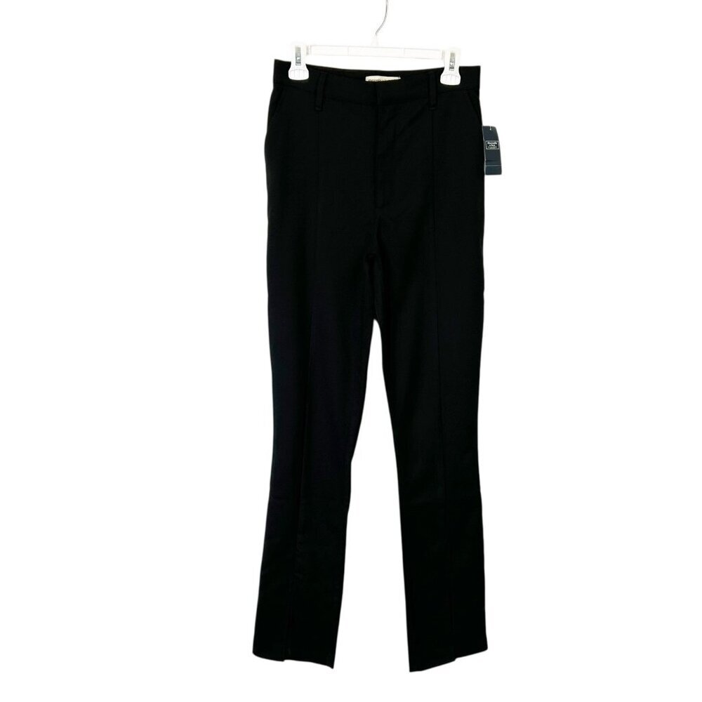 NEW Abercrombie Fitch Skinny Ultra High Rise Pants Women’s Size 28 Long Black
